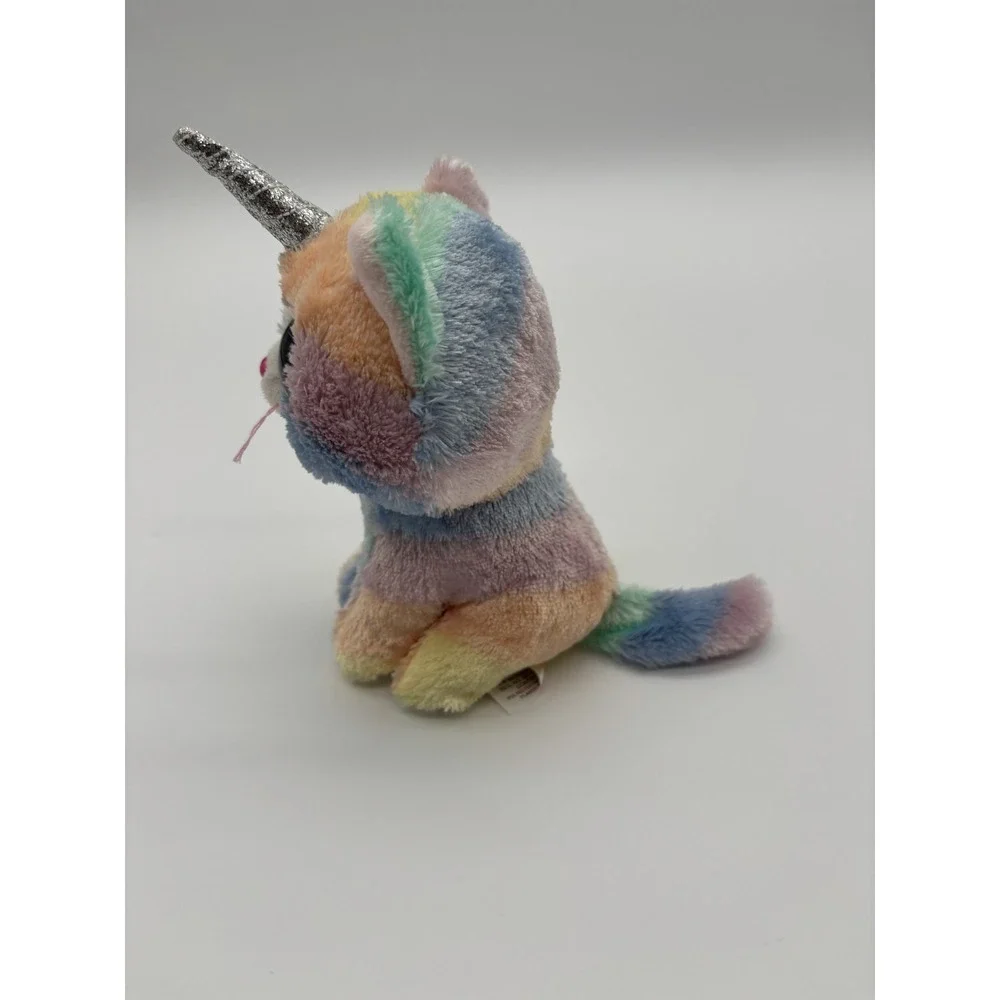 Ty Beanie Boos-Heather the Unicorn Cat 6